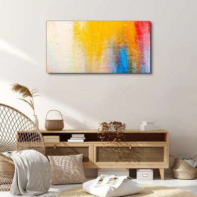 Colorful abstraction on a white background Print on canvas