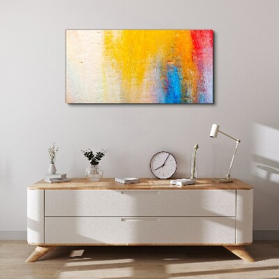 Colorful abstraction on a white background Print on canvas