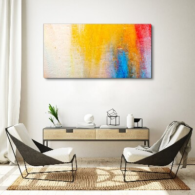 Colorful abstraction on a white background Print on canvas