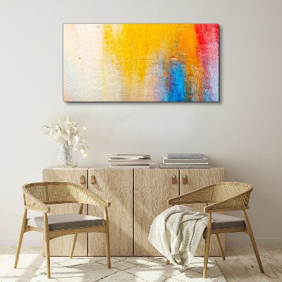Colorful abstraction on a white background Print on canvas