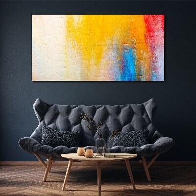 Colorful abstraction on a white background Print on canvas