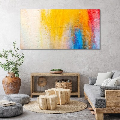 Colorful abstraction on a white background Print on canvas