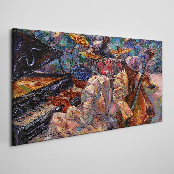 Musical meeting in colors Print on canvas