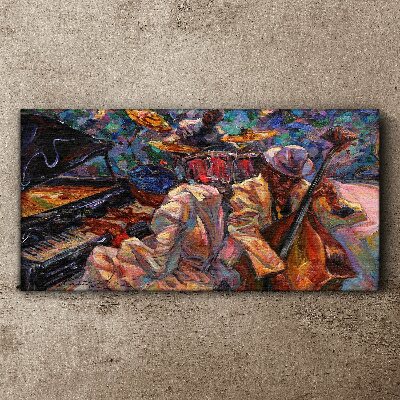 Musical meeting in colors Print on canvas