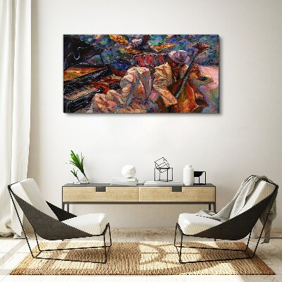 Musical meeting in colors Print on canvas