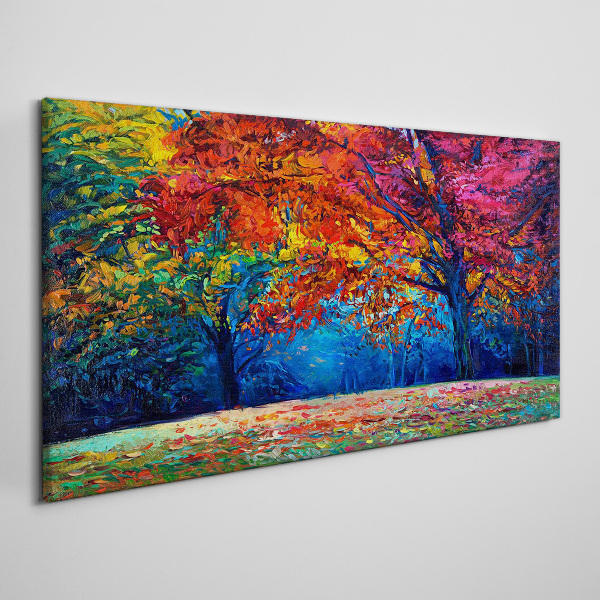 Colorful autumn landscape Print on canvas