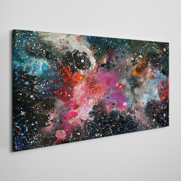 Cosmic explosion of colors Canvas wall art