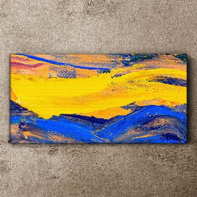 The colors of the sky and sea Canvas wall art
