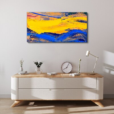 The colors of the sky and sea Canvas wall art