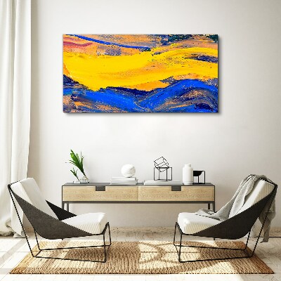 The colors of the sky and sea Canvas wall art