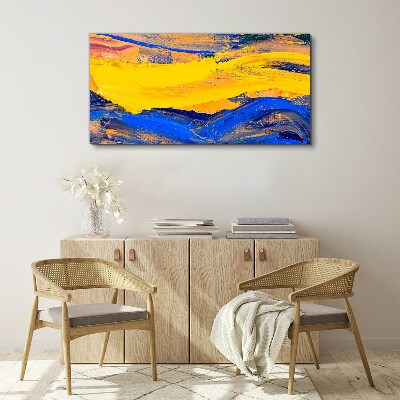 The colors of the sky and sea Canvas wall art