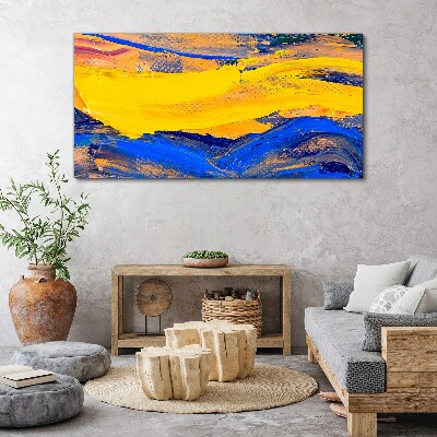 The colors of the sky and sea Canvas wall art