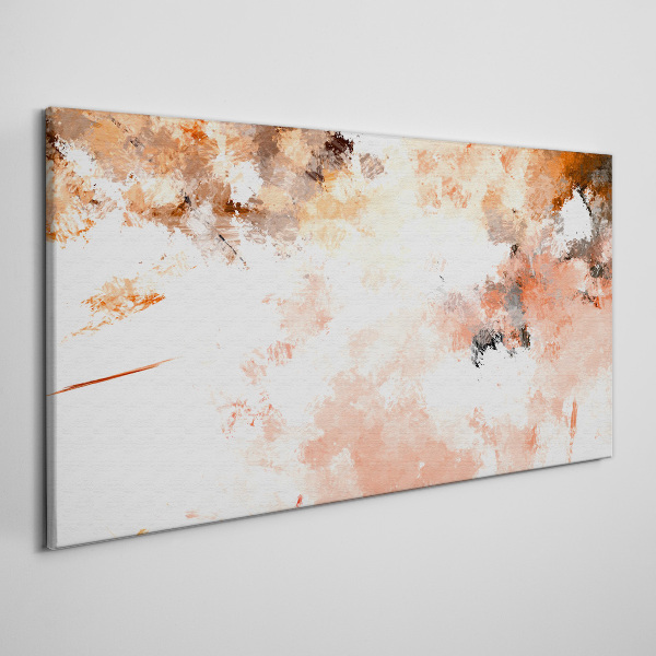 Pastel reflections in abstraction Canvas wall art