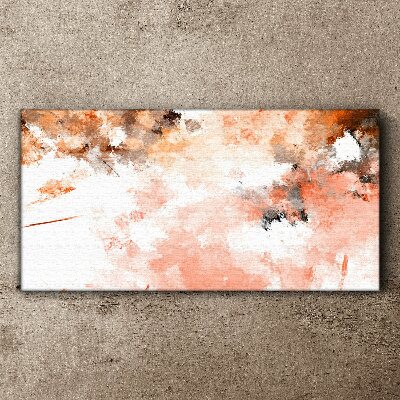 Pastel reflections in abstraction Canvas wall art