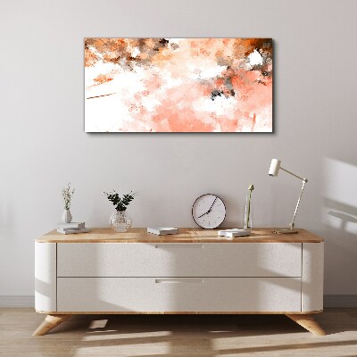 Pastel reflections in abstraction Canvas wall art