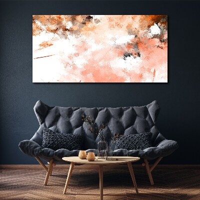 Pastel reflections in abstraction Canvas wall art