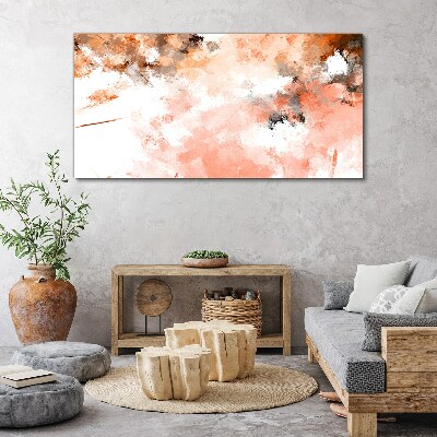 Pastel reflections in abstraction Canvas wall art