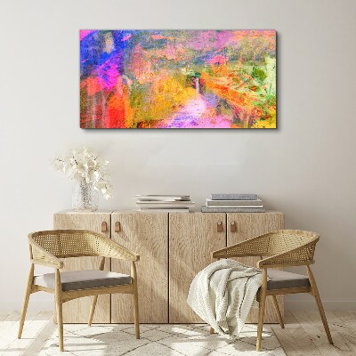 Colorful abstract landscape Print on canvas
