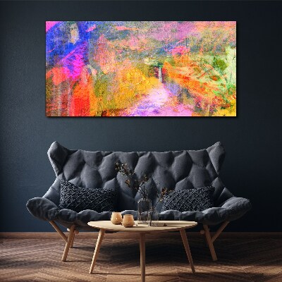 Colorful abstract landscape Print on canvas