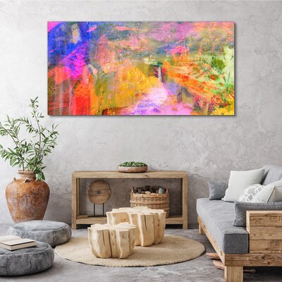 Colorful abstract landscape Print on canvas