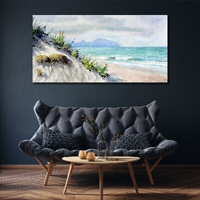 Nature coast beach Canvas print
