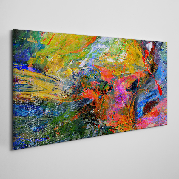 The colorful chaos of nature Print on canvas