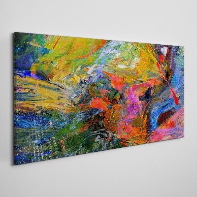 The colorful chaos of nature Print on canvas