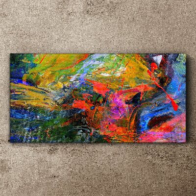 The colorful chaos of nature Print on canvas