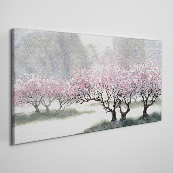 Spring blooming Print on canvas