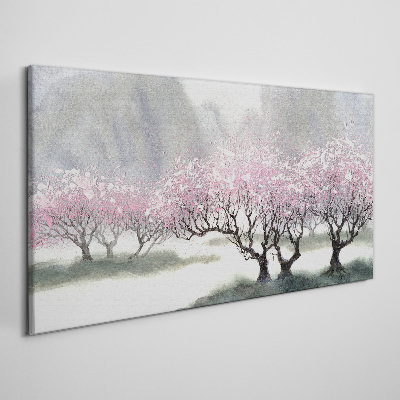 Spring blooming Print on canvas