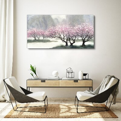 Spring blooming Print on canvas