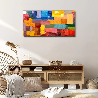 Colorful abstract compositions Canvas wall art