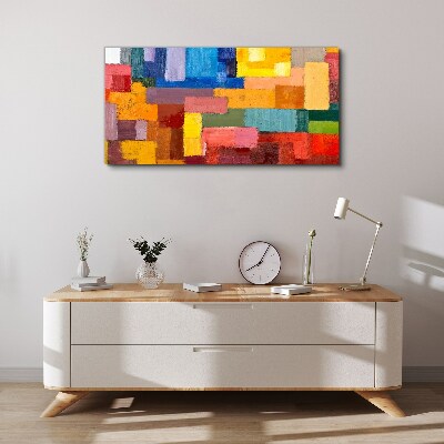 Colorful abstract compositions Canvas wall art