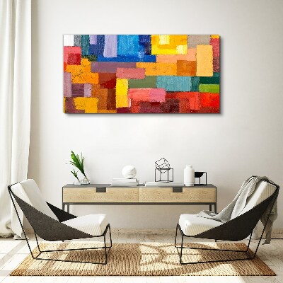 Colorful abstract compositions Canvas wall art