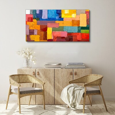 Colorful abstract compositions Canvas wall art