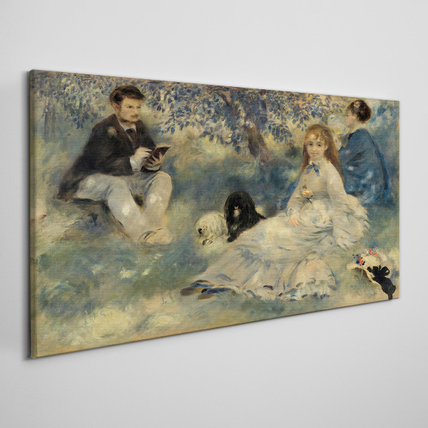 Summer Picnic in the Park Print on canvas