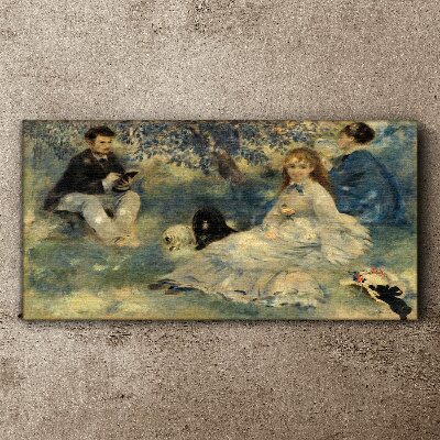 Summer Picnic in the Park Print on canvas