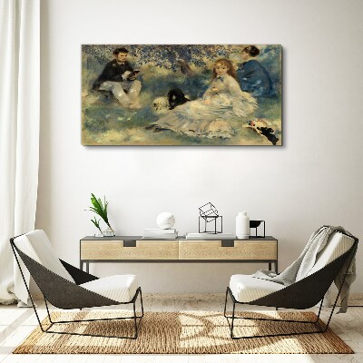 Summer Picnic in the Park Print on canvas