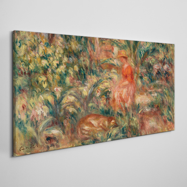 Summer Afternoon in the Garden Canvas wall art