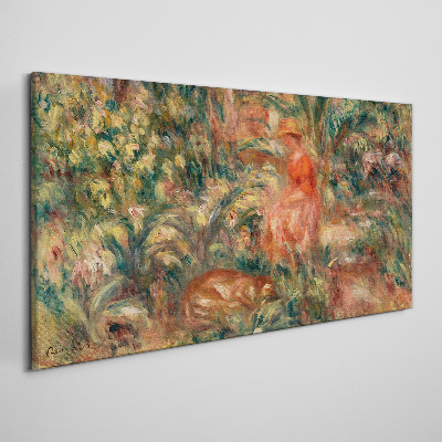 Summer Afternoon in the Garden Canvas wall art