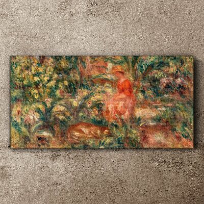 Summer Afternoon in the Garden Canvas wall art