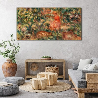 Summer Afternoon in the Garden Canvas wall art