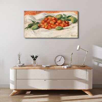 Fruit bouquet on a white background Print on canvas