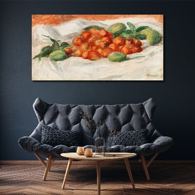 Fruit bouquet on a white background Print on canvas