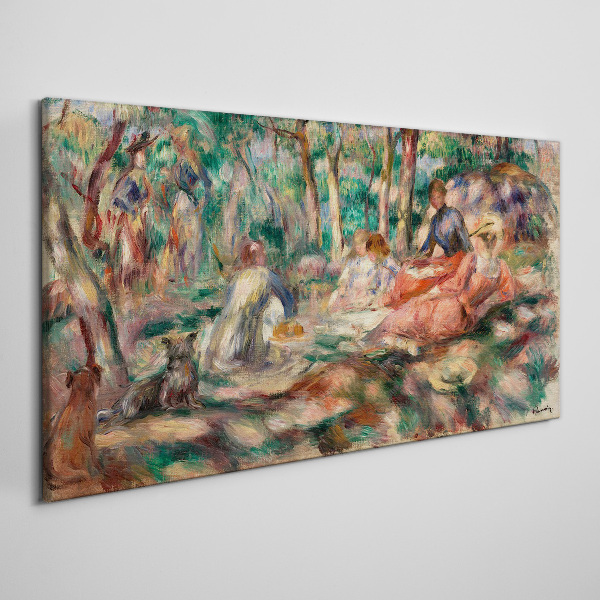Summer Afternoon in the Park Print on canvas