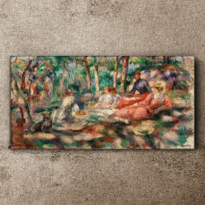 Summer Afternoon in the Park Print on canvas