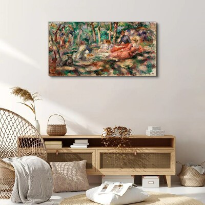 Summer Afternoon in the Park Print on canvas