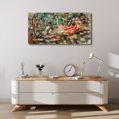 Summer Afternoon in the Park Print on canvas