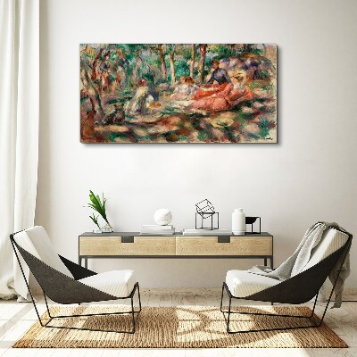 Summer Afternoon in the Park Print on canvas