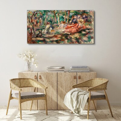 Summer Afternoon in the Park Print on canvas